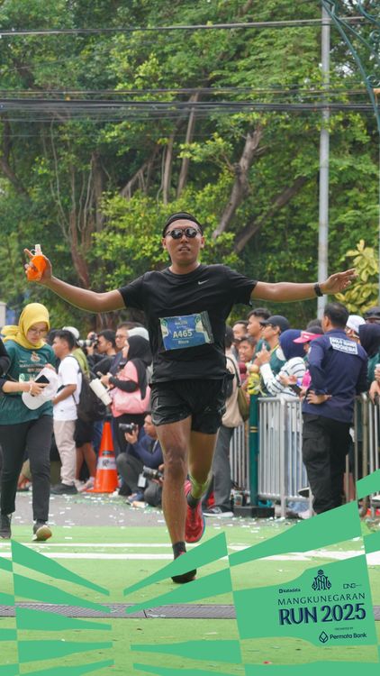 Race photo from Mangkunegaran Run 2025