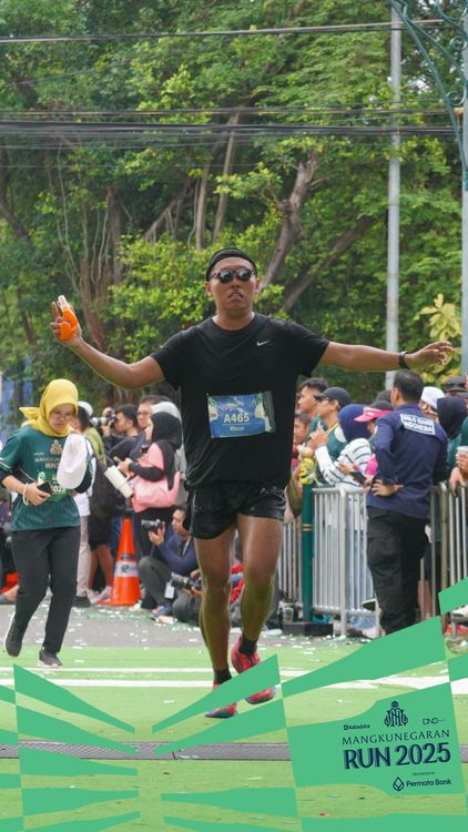 Race photo from Mangkunegaran Run 2025