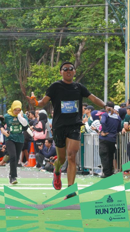 Race photo from Mangkunegaran Run 2025