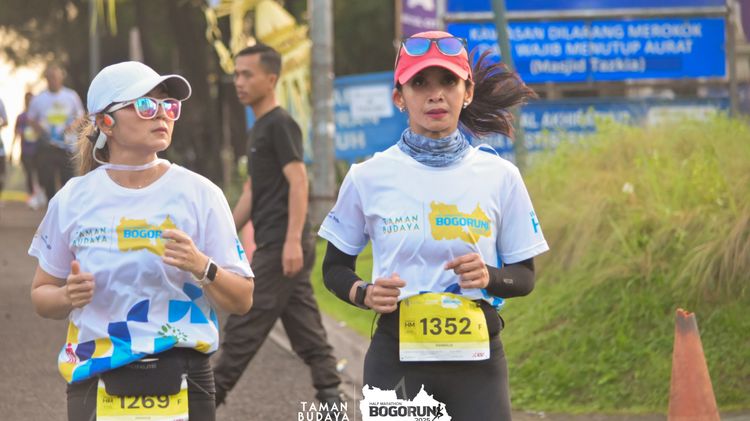 Race photo from Taman Budaya x BOGORUN 2025