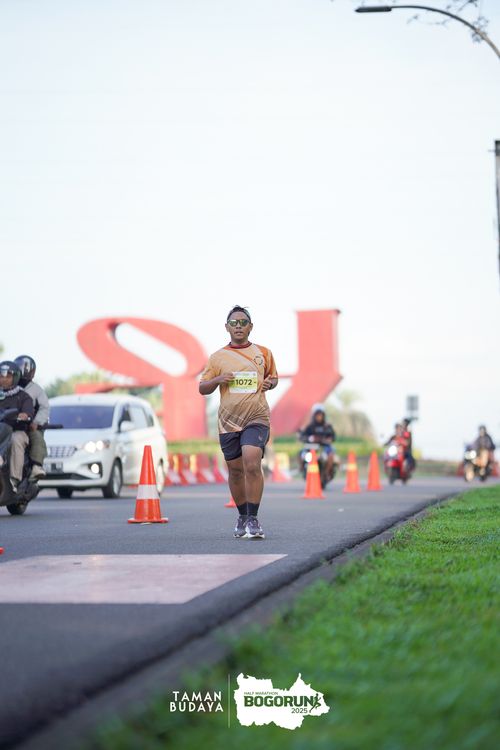 Race photo from Taman Budaya x BOGORUN 2025