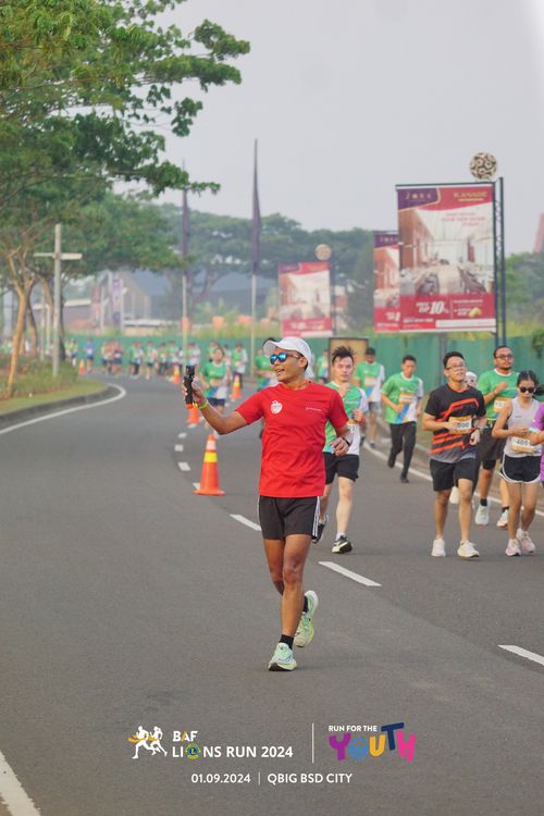 Race photo from BAF LIONS RUN 2024