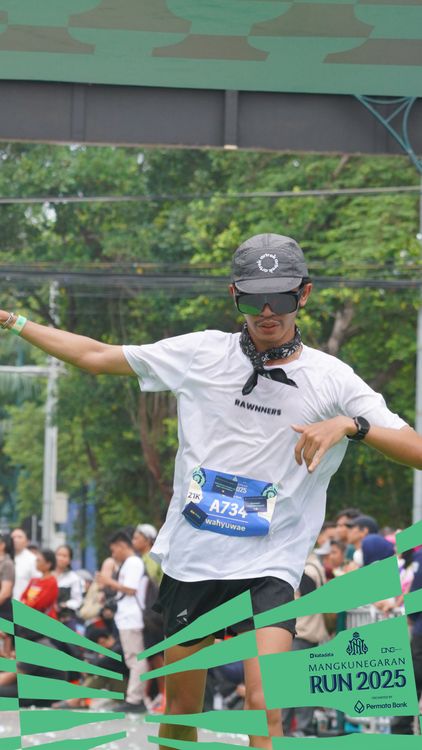 Race photo from Mangkunegaran Run 2025
