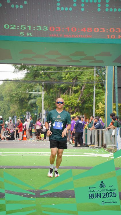Race photo from Mangkunegaran Run 2025
