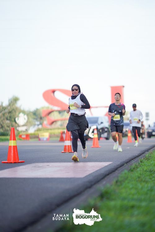 Race photo from Taman Budaya x BOGORUN 2025
