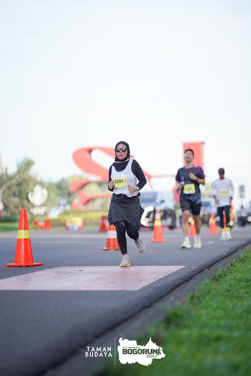 Race photo from Taman Budaya x BOGORUN 2025