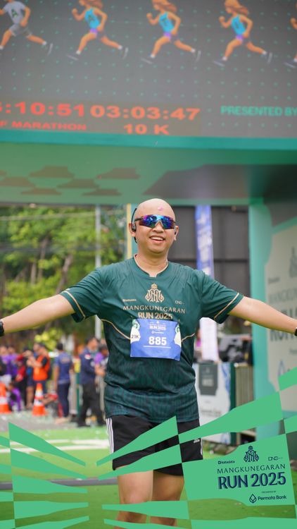 Race photo from Mangkunegaran Run 2025