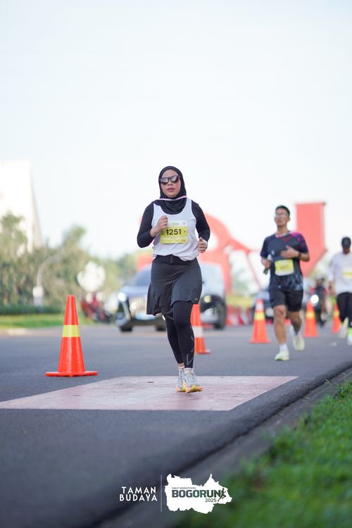 Race photo from Taman Budaya x BOGORUN 2025