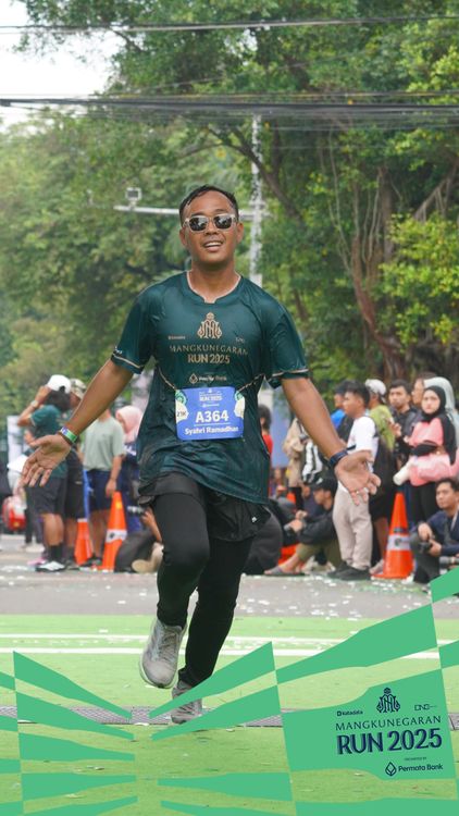 Race photo from Mangkunegaran Run 2025