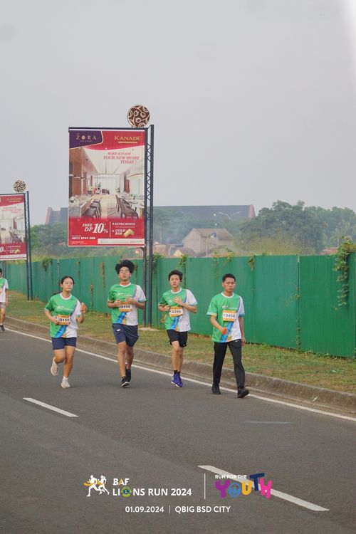 Race photo from BAF LIONS RUN 2024