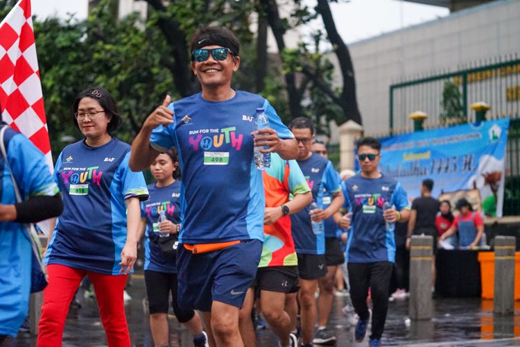 Race photo from Road to BAF Lions Run 2024