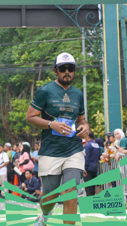 Race photo from Mangkunegaran Run 2025