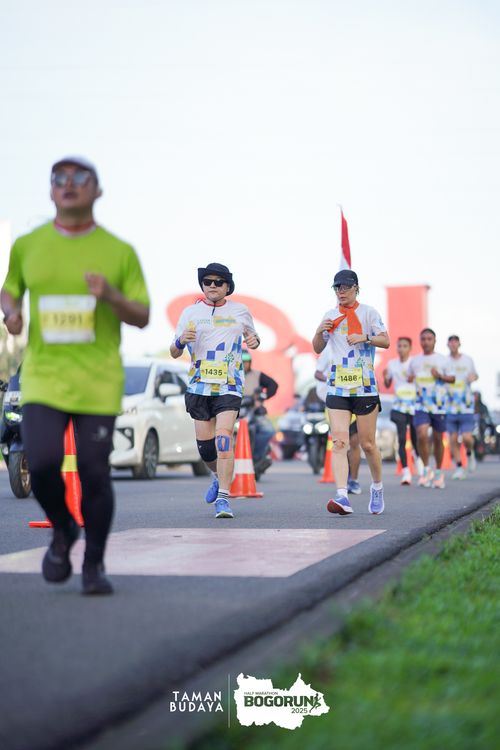 Race photo from Taman Budaya x BOGORUN 2025