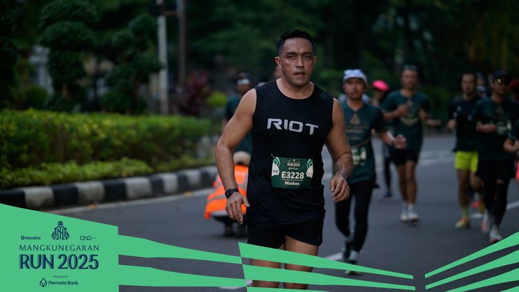 Race photo from Mangkunegaran Run 2025