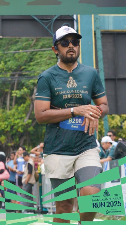 Race photo from Mangkunegaran Run 2025