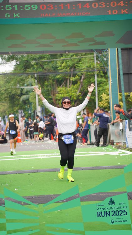 Race photo from Mangkunegaran Run 2025