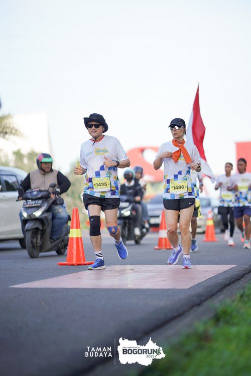 Race photo from Taman Budaya x BOGORUN 2025