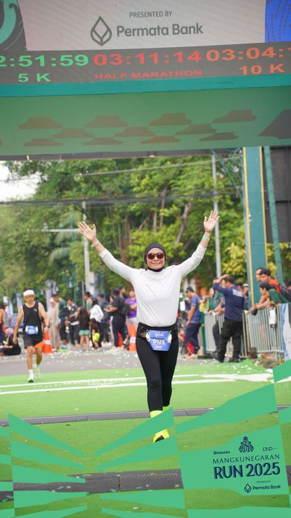 Race photo from Mangkunegaran Run 2025