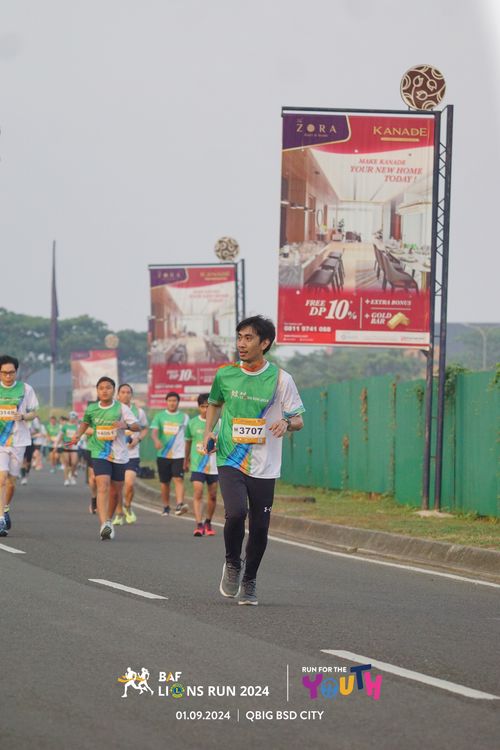Race photo from BAF LIONS RUN 2024