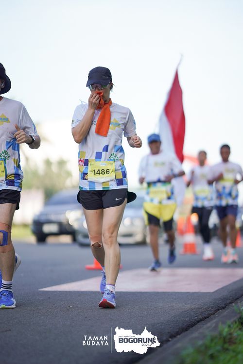 Race photo from Taman Budaya x BOGORUN 2025