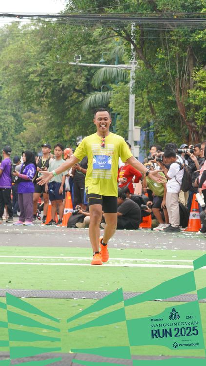 Race photo from Mangkunegaran Run 2025