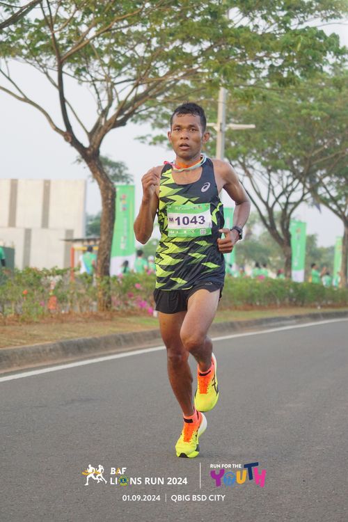 Race photo from BAF LIONS RUN 2024