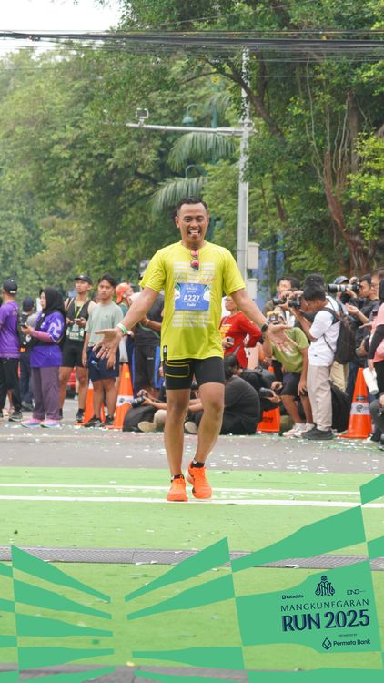 Race photo from Mangkunegaran Run 2025