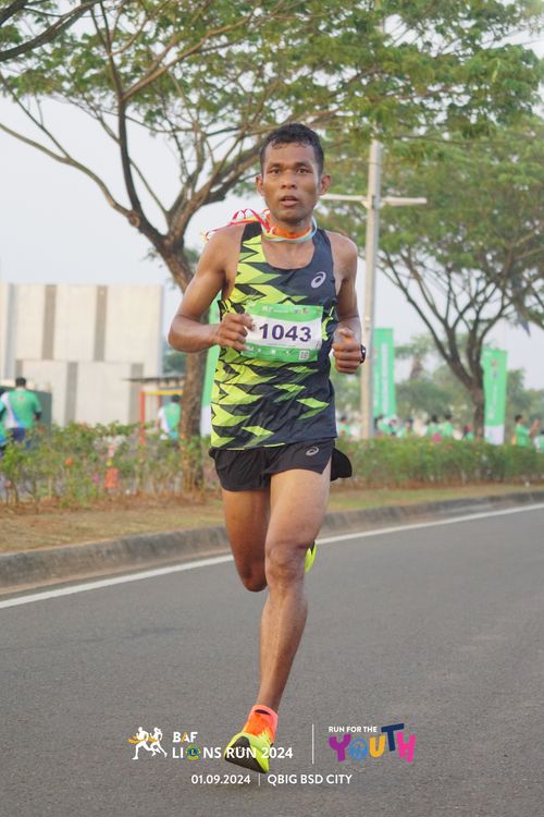 Race photo from BAF LIONS RUN 2024