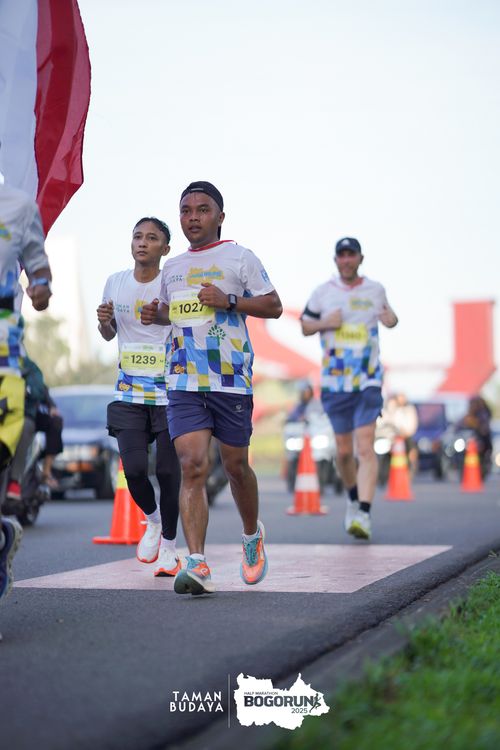 Race photo from Taman Budaya x BOGORUN 2025