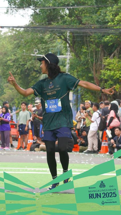 Race photo from Mangkunegaran Run 2025
