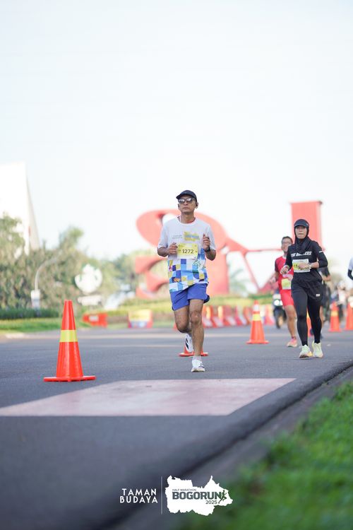 Race photo from Taman Budaya x BOGORUN 2025