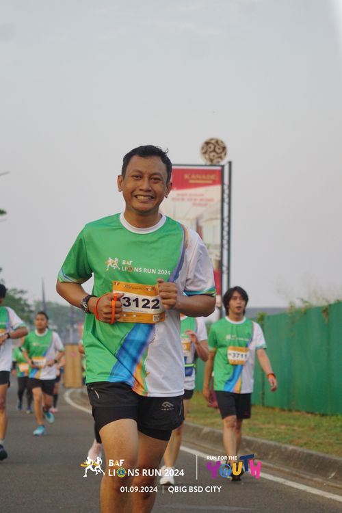 Race photo from BAF LIONS RUN 2024
