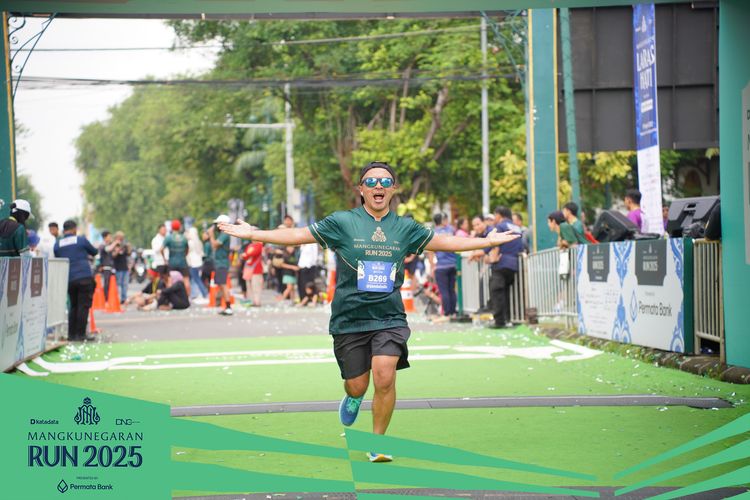 Race photo from Mangkunegaran Run 2025