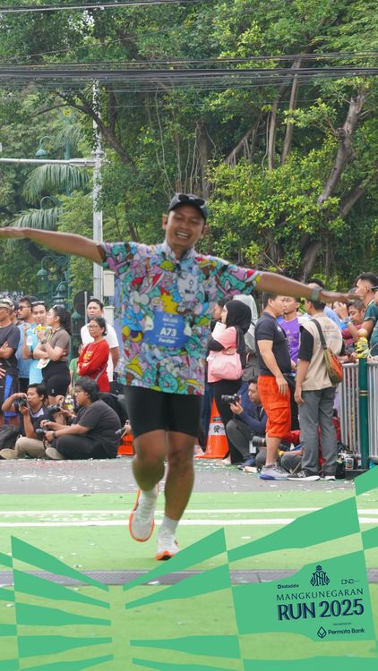 Race photo from Mangkunegaran Run 2025