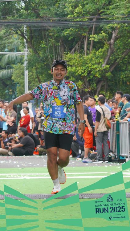 Race photo from Mangkunegaran Run 2025
