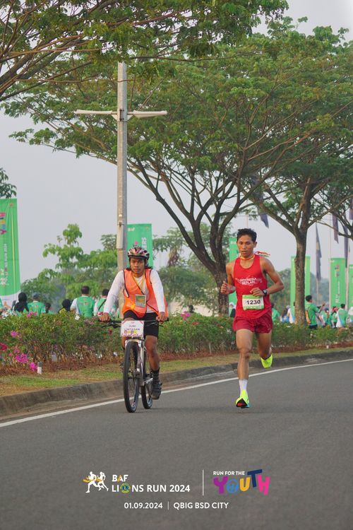 Race photo from BAF LIONS RUN 2024