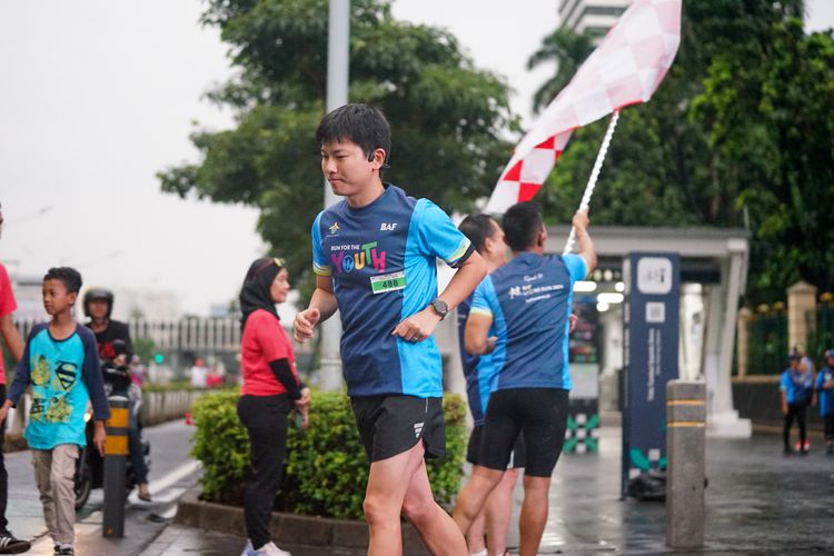 Race photo from Road to BAF Lions Run 2024