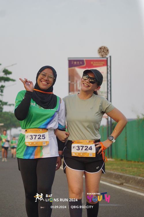 Race photo from BAF LIONS RUN 2024