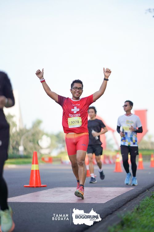 Race photo from Taman Budaya x BOGORUN 2025