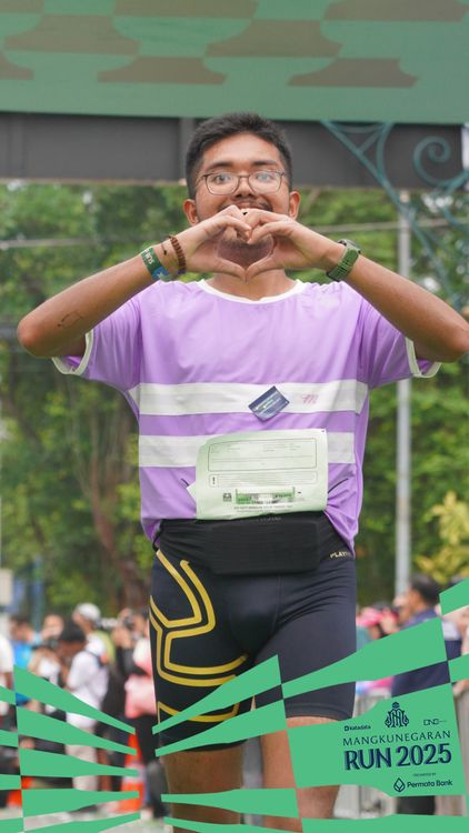 Race photo from Mangkunegaran Run 2025