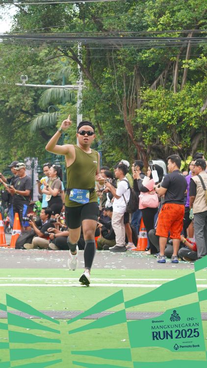 Race photo from Mangkunegaran Run 2025