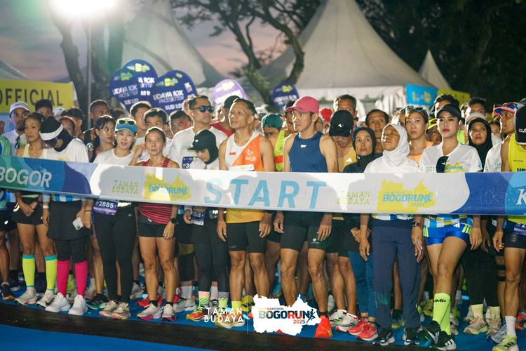 Race photo from Taman Budaya x BOGORUN 2025