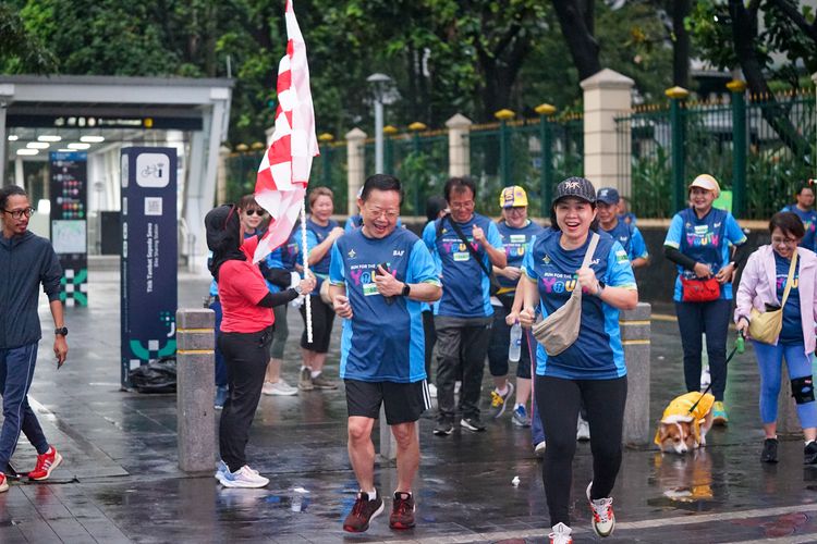 Race photo from Road to BAF Lions Run 2024