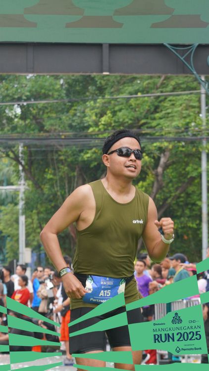 Race photo from Mangkunegaran Run 2025