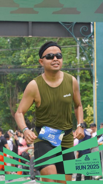 Race photo from Mangkunegaran Run 2025