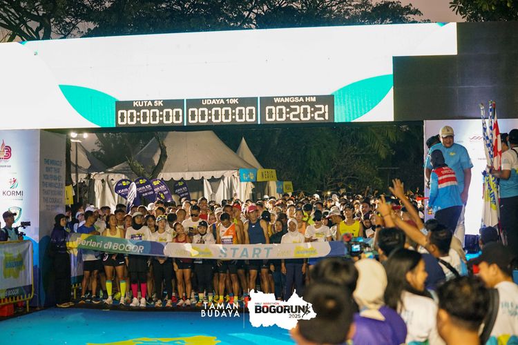 Race photo from Taman Budaya x BOGORUN 2025
