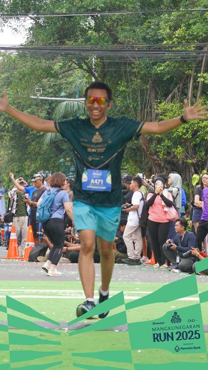 Race photo from Mangkunegaran Run 2025