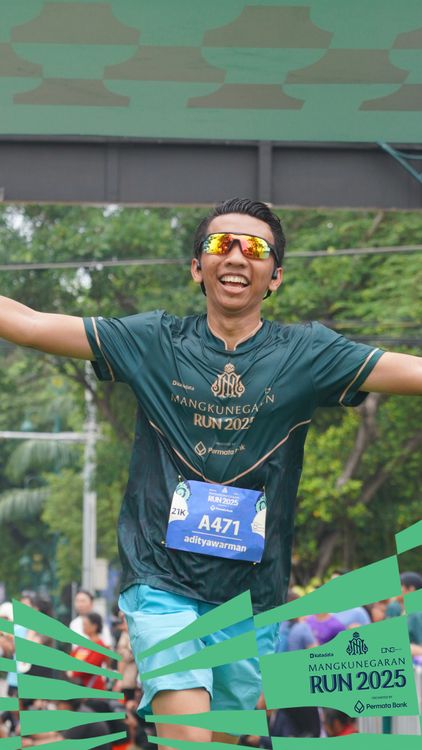 Race photo from Mangkunegaran Run 2025