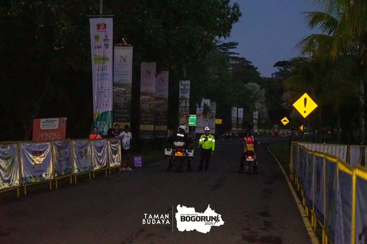 Race photo from Taman Budaya x BOGORUN 2025
