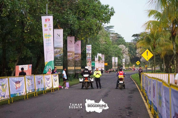 Race photo from Taman Budaya x BOGORUN 2025